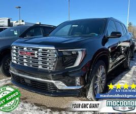 2026 GMC ACADIA DENALI - LEATHER SEATS - CRUISE PACKAGE - $557 B