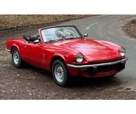 1977 TRIUMPH SPITFIRE ROUGE MANUEL, 4 VITESSES CONDUITE À...
