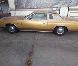 CHRYSLER CORDOBA 1975 CHRYSLER CORDOBA, WITH CUSTOM STEREO