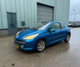PEUGEOT 207 1.6 16V 3DRS 2006 BLAUW AIRCO KLEIN DEFECT — PEUGEOT — MARKTPLAATS