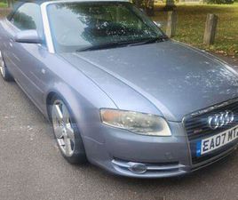 AUDI A4 CABRIO AUDI, A4, CONVERTIBLE, 2007, SEMI-AUTO, 1781 (CC), 2 DOORS