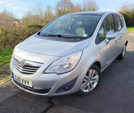 VAUXHALL MERIVA VAUXHALL, MERIVA, MPV, 2011, MANUAL, 1398 (CC), 5 DOORS