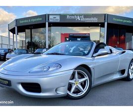 FERRARI 360 MODENA SPIDER FERRARI 360 MODENA SPIDER SPIDER / V8 3.6L 400 CH BVA 6 / MAGNIFIQUE ÉTAT / 1ER MAIN / FRANÇAISE/CAPOT,EMBRAYAGE, DISTRIBUTION NEUF