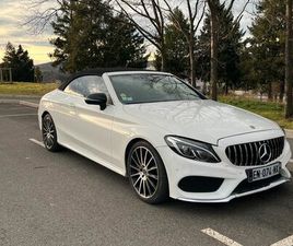 MERCEDES CLASSE C CABRIOLET 220 D 9G-TRONIC SPORTLINE FASCINATION /SYSTÈME AUDIO PREMIUM BURMESTER, SIÈGES ET APPUI TÊTE CHAUFFANTS ET VENTILÉS..