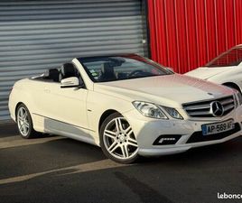 MERCEDES BENZ CLASSE E 350 CDI CABRIOLET 3.0 V6 7G-TRONIC 231CV FULL OPTIONS