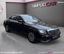 MERCEDES CLASSE E 200 D 9G-TRONIC AVANTGARDE LINE/ RADAR DE RECUL / SIEGES CHAUFFANTS/