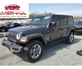 JEEP WRANGLER UNLIMITED JEEP WRANGLER UNLIMITED SAHARA V6 3.6L, OD UBEZPIECZALNI 3.6 BENZYNA 285KM