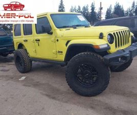 JEEP WRANGLER UNLIMITED JEEP WRANGLER UNLIMITED SAHARA ALTITUDE 2022 3.6L 3.6 BENZYNA 285KM