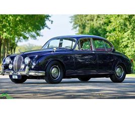 1962 JAGUAR MARK 2 BLEU MANUEL CONDUITE À GAUCHE IN EDE,...