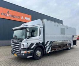 SCANIA P230 TOP: MULTIFUNCT. RUIMTE MET AIRCO (CAMPER?), 22K — VRACHTWAGENS — MARKTPLAATS