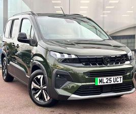PEUGEOT RIFTER 52KWH GT STANDARD MPV AUTO 5DR (7.4KW CHARGER)