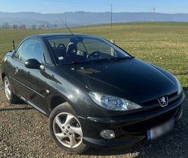 PEUGEOT 206CC 95000KM 1.6 16V 110CH