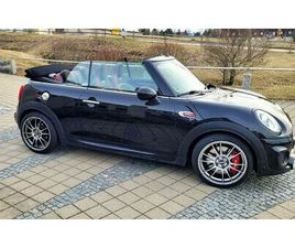 MINI JCW CABRIO SCHWARZ MET, HUD, LED, WENIG KM, VOLLAUSST.