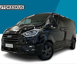 FORD TRANSIT CUSTOM 320 2,0TDCI 185HV A6 AUTOM. ETUVETO SPORT VAN N1 L2H1 - KORKO 2,49% + KULUT!