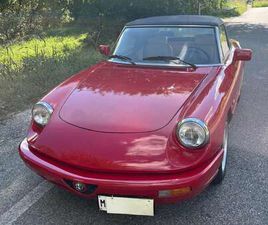 ALFA ROMEO SPIDER DUETTO SPIDER 1.6 MY90