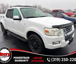 USED 2007 FORD EXPLORER SPORT TRAC LIMITED OXFORD WHITE CLEARCOAT