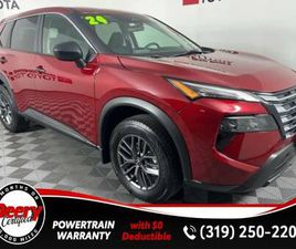 NISSAN ROGUE USED 2024 NISSAN ROGUE S SCARLET EMBER TINTCOAT