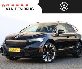 SKODA ENYAQ IV 80 SPORTLINE 204PK | WARMTEPOMP | TREKHAAK | PANORAMADAK | 360 CAMERA | STOEL/STUURVERWARMING | HEAD-UP DISPLAY