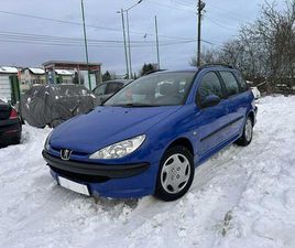 PEUGEOT 206 SW PEUGEOT 206 SW KLIMATYZACJA/WAŻNE BADANIE TECHNICZNE WARSZAWA