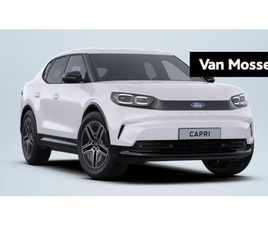 FORD CAPRI PREMIUM EXTENDED RANGE AWD 79 KWH | VANAF 0,99% RENTE! | 560 KM ACTIERADIUS | €1.500,00 VOORDEEL! | 340 PK | FROZEN WHITE |