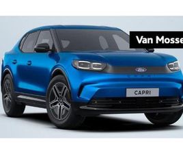 FORD CAPRI PREMIUM EXTENDED RANGE RWD 77 KWH | VANAF 0,99% RENTE! | 598 KM ACTIERADIUS | €1.500,00 VOORDEEL! | 286 PK | BLUE MY MIND |