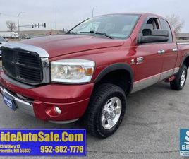 DODGE RAM 3500 2008 DODGE RAM 3500 LARAMIE CREW CAB 4DR 4X4 H.O. 6.7 CUMMINS DIESEL