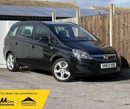 VAUXHALL ZAFIRA VAUXHALL ZAFIRA 1.8 16V EXCLUSIV MPV 5DR PETROL MANUAL EURO 5 (120 PS)