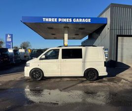 VOLKSWAGEN TRANSPORTER 2.0 TDI 102PS 66,000 MILES CAMPER CREW CAB DAY VAN NO VAT