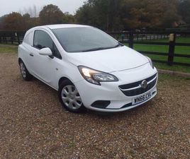 VAUXHALL CORSA VAN 2016 VAUXHALL CORSA VAN 1.3 CDTI ECOFLEX 16V FWD L1 H1 3DR CAR DERIVED VAN DIESEL MANUAL