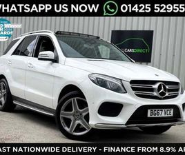 MERCEDES-BENZ GLE 2.1 GLE250D AMG LINE (PREMIUM) G-TRONIC 4MATIC EURO 6 (START/STOP) 5DR DIESEL AUTOMATIC