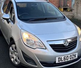 VAUXHALL MERIVA 2011 VAUXHALL MERIVA EXCLUSIVE 1.4T 16V PETROL MPV ONLY 95K MILES WITH 12 MONTS MOT NO ADVISORIES