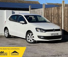 VOLKSWAGEN POLO 1.2 MATCH HATCHBACK 5DR PETROL MANUAL EURO 5 (70 PS)