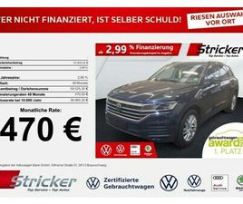 VOLKSWAGEN TOUAREG 3.0TDI 4M ALLRAD 470,-OHNE ANZAHLUNG AHK NAVI ACC