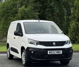 2022 PEUGEOT PARTNER 1000 1.5 BLUEHDI 100 PROFESSIONAL PREM VAN [6 SPD] PANEL VAN DIESEL MANUAL