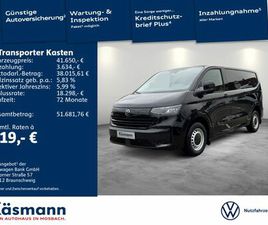 VOLKSWAGEN TRANSPORTER T7 VOLKSWAGEN E-TRANSPORTER KASTEN T7 E-TRANSPORTER KASTEN 160