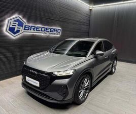 AUDI Q4 SPORTBACK E-TRON 45 2024 AUDI Q4 E-TRON 45 SPORTBACK BAGHJULSTRÆK AUT 5D 14.000 KM KR 389.500