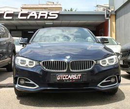 BMW SERIE 4 CABRIO 420 CABRIO E6 AUT PELLE NAVIPRO RETROCAM TAGLIANDI BMW