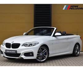 BMW SERIE 2 CABRIOLET 220 BMW 2-SERIE CABRIO - 220I HIGH EXECUTIVE * M-SPORTPAKKET * LCI * HIFI * ADAPTIEF LED