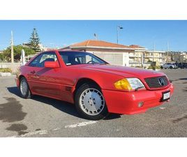 1991 MERCEDES SL CLASS ROUGE AUTOMATIQUE, 4 VITESSES COND...