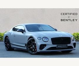 BENTLEY CONTINENTAL GT 4.0 V8 GT S AUTO 4WD EURO 6 (START/STOP) 2DR