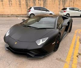 LAMBORGHINI AVENTADOR ROADSTER SV 6.5 V12 LP 750-4 SUPERVELOCE ROADSTER ISR 4WD EURO 6 2DR