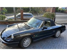1991 ALFA ROMEO SPIDER NOIR MANUEL, 5 VITESSES CONDUITE À...