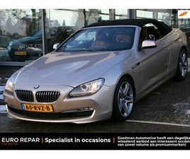BMW SERIE 6 CABRIOLET 640 BMW 6-SERIE CABRIO - 640I HIGH EXECUTIVE DEALER OND. NL-AUTO NAP