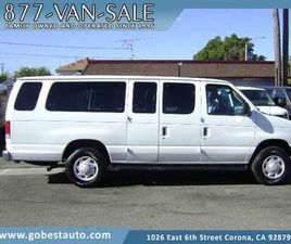 07 FORD ECONOLINE E350 15-PASSENGER CARGO VAN EX-CITY LOADED TOW PKG 70,000 MILE