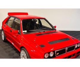 1991 LANCIA DELTA ROUGE MANUEL, 5 VITESSES CONDUITE À GAU...