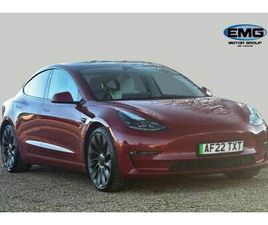 TESLA MODEL 3 PERFORMANCE TESLA MODEL 3 DUAL MOTOR PERFORMANCE SALOON 4DR ELECTRIC AUTO 4WDE PERFORMANCE