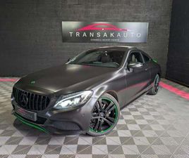 MERCEDES CLASSE C COUPE C 220 MERCEDES CLASSE C COUPE 220 D 9G-TRONIC FASCINATION EDITION 1 ORIGINE FRANCE , PNEUS AR NEUFS, SIEGES CHAUFFANTS , ANGLE MORT , COVERING NOIR MAT