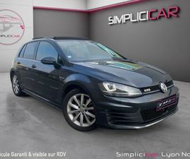 VOLKSWAGEN GOLF GTD VOLKSWAGEN GOLF GTD 184 CV (TOIT OUVRANT , SELLERIE CUIR ,SON DYNAUTO , ACC , ATTELAGE , CAMÉRA DE RECUL, SIÈGE ELEC, GARANTIE 12 MOIS)