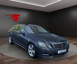 2011 MERCEDES-BENZ E CLASS E250 CDI BLUEEFF AVANTGARDE ED 125 4DR TIP AUTO SALOON DIESEL AUTOMATIC