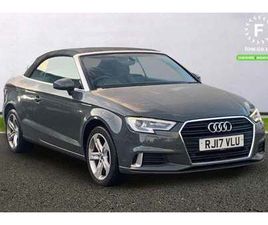 AUDI A3 CABRIOLET 2017 AUDI A3 1.6 TDI 116 SPORT 2DR CONVERTIBLE DIESEL MANUAL